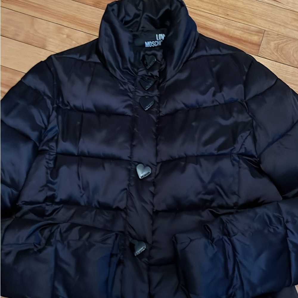 Love Moschino Black Puffer Jacket